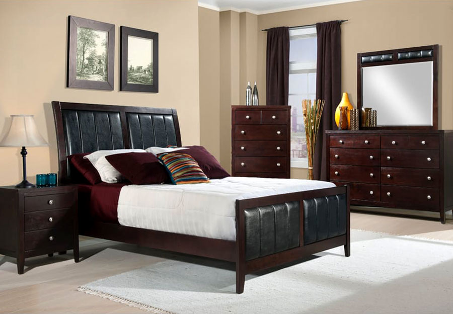 The Furniture Warehouse Beautiful Home Furnishings At Affordable Elements Lawrence King Headboard Footboard Rails Dresser Mirror And Nightstand