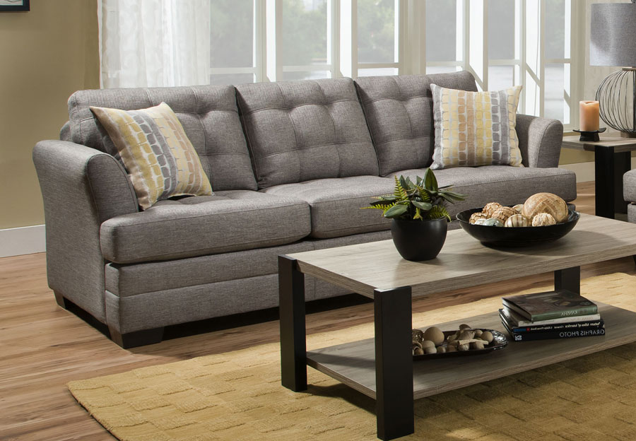 The Furniture Warehouse Beautiful Home Furnishings At Affordable Simmons Sofa Jensen Grey With Snag Wasabi Accents Pillows