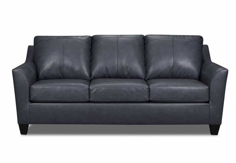 Lane Avery Shale Leather Match Sleeper Sofa