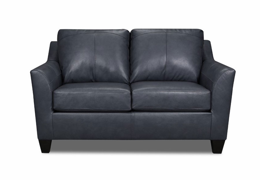 Lane Avery Shale Leather Match Sleeper Sofa