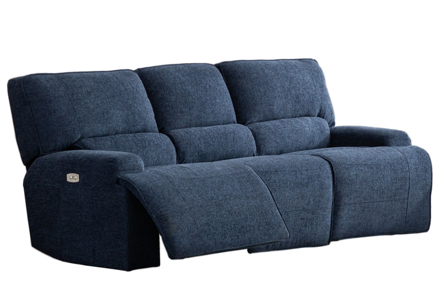 Lifestyles Galaxy Denim Power Reclining Sofa