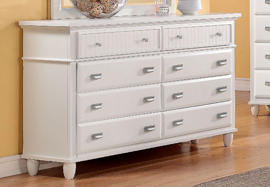 Elements Spencer White Dresser